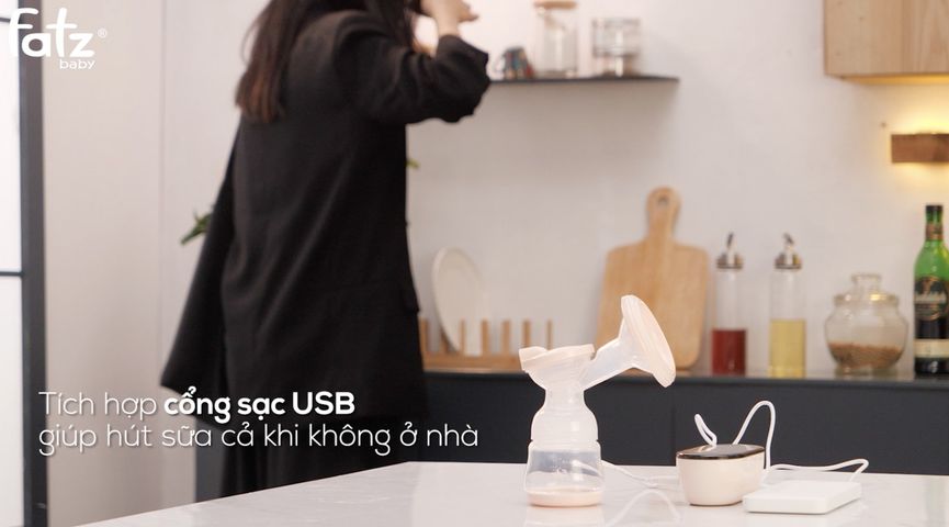 Máy Hút Sữa Điện Đôi Fatzbaby Chorus 1 FB1181MX - Thiết Kế Thông Minh, Tiện Lợi Cho Mẹ Bỉm Sữa, Hút Sữa Đơn, Đôi, Nhiều Chế Độ Massage
