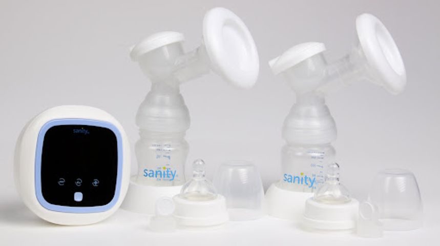 Máy Hút Sữa Điện Đôi Sanity AP-5316 - Thiết Bị Hỗ Trợ 9 Cấp Độ Hút & 5 Cấp Độ Massage Cho Mẹ và Bé, Thiết Kế Tiện Lợi, Hiệu Quả Cao