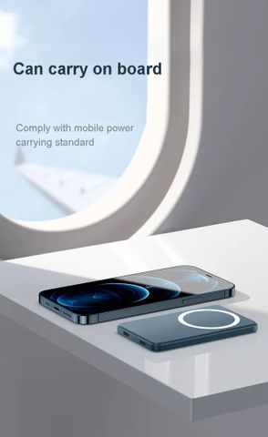 Sạc Không Dây Từ Tính ZicBee Magnetic Power Bank 10000mAh Cho iPhone 12/12 Mini/Pro/Max - Sạc Nhanh Tiện Lợi