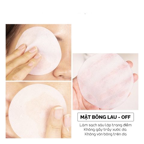 Miếng Tẩy Trang Re:p Gentle Face Cleaning Remover Pad 70 Miếng - Dành Cho Da Nhạy Cảm, Hiệu Quả Tẩy Trang Sạch Gấp 5 Lần