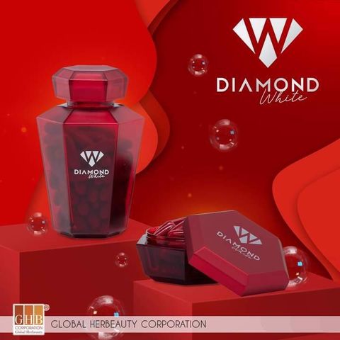 Viên Uống Dưỡng Trắng Da Diamond White Cao Cấp - Hỗ Trợ Trắng Sáng, Căng Mịn, Chống Lão Hóa Da, Phù Hợp Mọi Loại Da