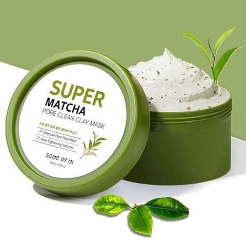 Mặt Nạ Đất Sét Some By Mi Super Matcha - Làm Sạch Sâu, Se Khít Lỗ Chân Lông, Chiết Xuất Trà Xanh BHA Cho Da Mịn Màng