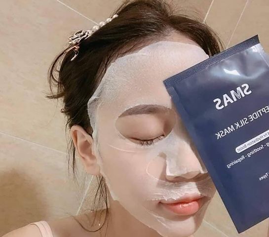 [1 miếng] Mặt Nạ SMAS Peptide Silk - Cấp Ẩm, Phục Hồi Da - Dành Cho Tất Cả Các Loại Da, Đặc Biệt Nhạy Cảm