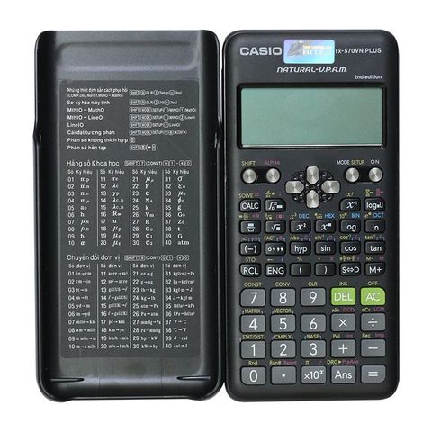 Máy Tính Bỏ Túi Casio FX-570VN Plus - Máy Tính Khoa Học 453 Tính Năng Giải Toán Nhanh, Chính Xác Dành Cho Học Sinh, Sinh Viên