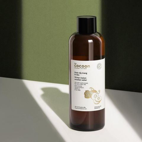 Nước Tẩy Trang Bí Đao Cocoon Winter Melon 140ml - Micellar Water Dịu Nhẹ Chăm Sóc Da Mụn và Nhạy Cảm