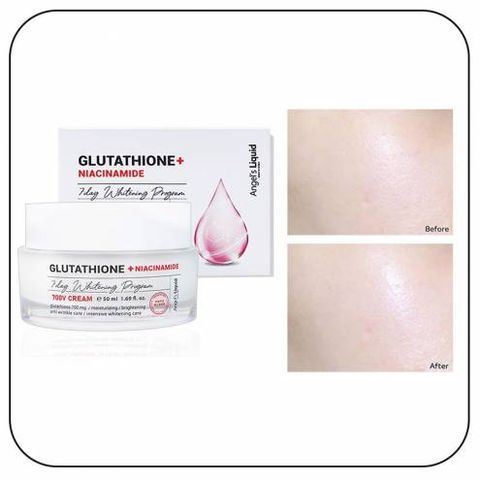 Kem Dưỡng Sáng Da Angel's Liquid Glutathione+Niacinamide 7 Ngày - Giúp Trẻ Hóa, Làm Sáng Và Cấp Ẩm Da Mọi Loại