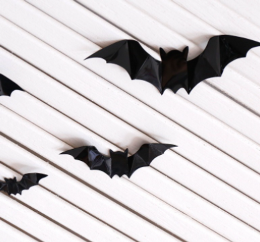 Bộ Dơi Dán Trang Trí Halloween 12 Miếng PVC - Trang Trí Tường Độc Đáo, Không Gian Hóa Trang Ấn Tượng