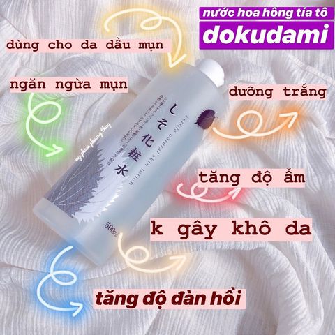 Nước Hoa Hồng Tía Tô Perilla Natural Nhật 500ml - Toner Cung Cấp Độ Ẩm, Hỗ Trợ Giảm Mụn, Chống Oxy Hóa Cho Da Khỏe Mạnh