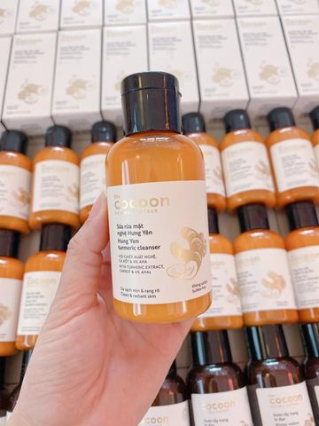 Nước Nghệ Hưng Yên Cocoon Toner 5% AHA - Giúp Sáng Mịn Da, Cấp Ẩm, Chăm Sóc Da Dịu Nhẹ, Phù Hợp Với Mọi Loại Da 140ml