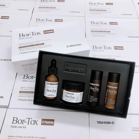 Set Dưỡng Da Medi-Peel Bor-Tox 5 Peptide - Hỗ Trợ Trẻ Hóa, Căng Bóng Da, Giải Pháp Cho Da Nếp Nhăn, Độ Đàn Hồi Cao
