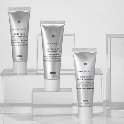 Kem Dưỡng Đêm Skinceuticals Glycolic 10 Renew Overnight 50ml - Làm Sáng Da, Chống Lão Hóa, Cải Thiện Kết Cấu Da, Phù Hợp Mọi Loại Da