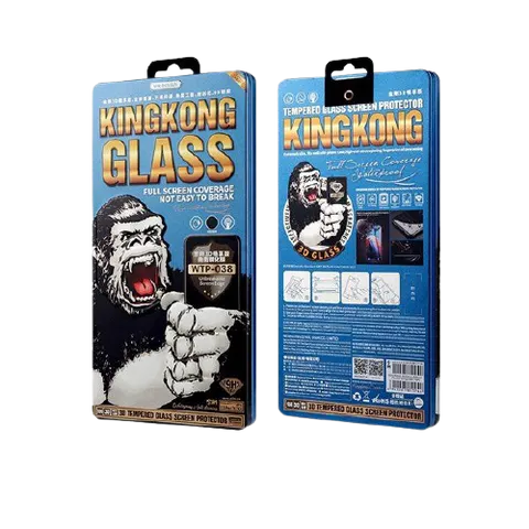 Kính cường lực iPhone Kingkong 3D WTP-038 vỏ xanh chính hãng