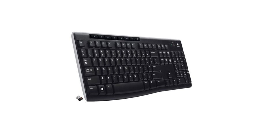Bàn phím không dây Logitech K270 chính hãng - Thiết kế gọn nhẹ, kết nối Bluetooth, tuổi thọ pin 24 tháng, hoàn hảo cho mọi thiết bị.