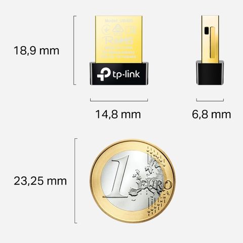 Bộ thu phát Bluetooth TP-Link UB400 USB Nano 4.0 - Thiết bị kết nối không dây cho máy tính, hỗ trợ Win 8, 8.1, 10, khoảng cách 10m