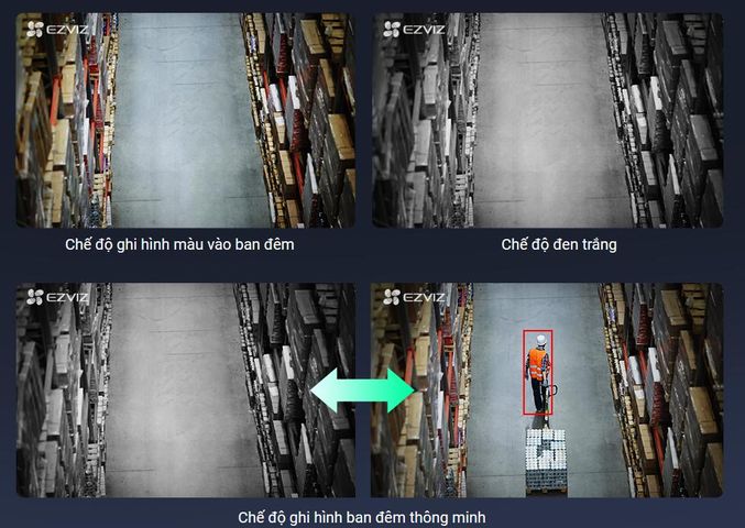 Camera Wifi Ngoài Trời Ezviz C3N - Công Nghệ AI, Full HD 1080P, Có Màu Ban Đêm, Chống Nước IP67 - Giám Sát An Ninh Thông Minh