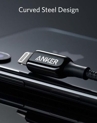 Cáp sạc Anker PowerLine+ III USB-C A8842 Lightning 0.9m - Sạc nhanh 18W, bền chắc, tương thích iPhone và iPad