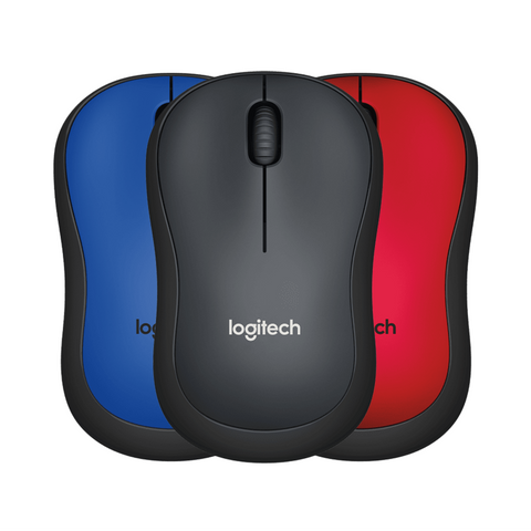 Chuột Không Dây Yên Tĩnh Logitech M221 - Công Nghệ SilentTouch Giảm Âm Thanh - Chuột Ergonomic Cho Máy Tính, Laptop