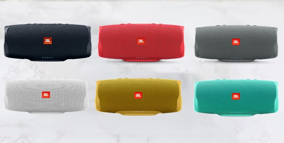 Loa Bluetooth JBL Charge 4 IPX7 - Âm thanh mạnh mẽ, chống nước chuẩn Mỹ, thời gian sử dụng 20 tiếng, kết nối Bluetooth 4.2, thiết kế gọn nhẹ