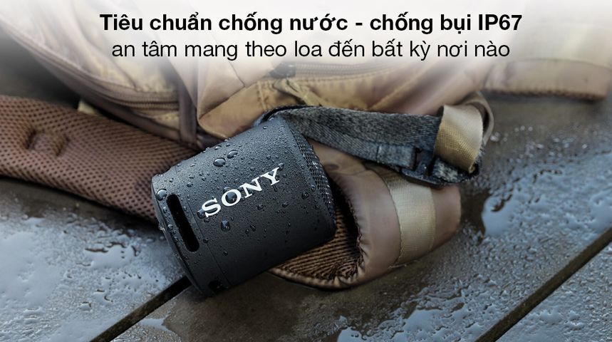Loa Bluetooth Mini Sony SRS-XB13 Extra Bass - Nhỏ Gọn, Chống Nước IP67, Thời Gian Chơi 16 Giờ - Âm Thanh Vượt Trội, Dễ Dàng Mang Theo