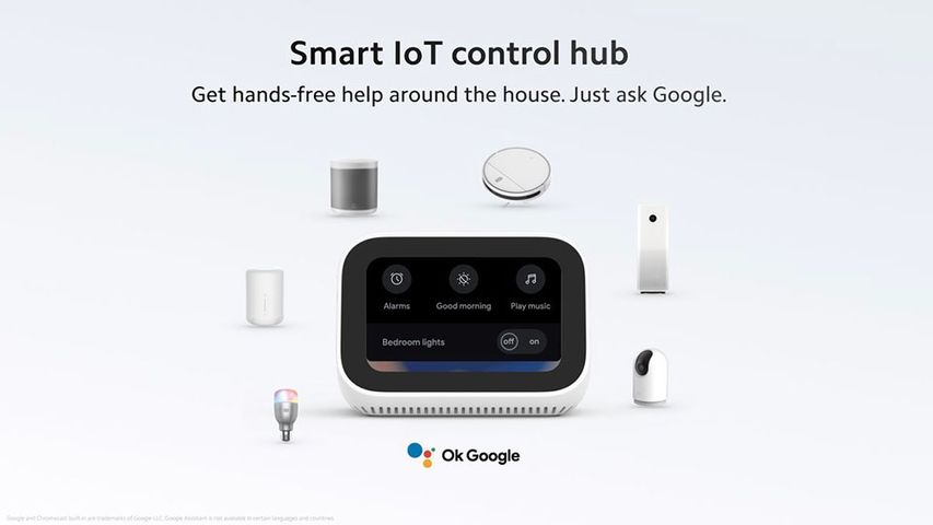 Loa Đồng Hồ Thông Minh Google Mi Smart Clock Bản Quốc Tế - Kiểu Dáng Sang Trọng, Hỗ Trợ Trợ Lý Ảo và Streaming Nhạc