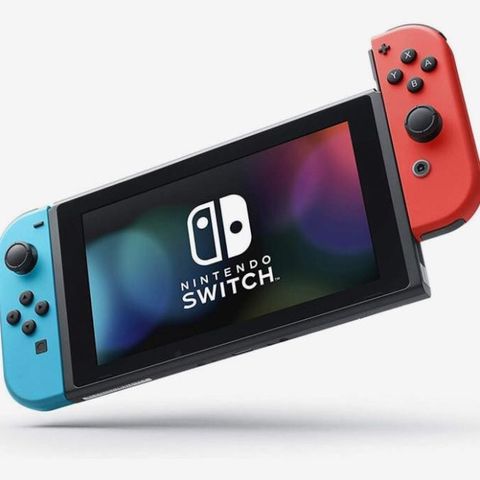 Máy Chơi Game Nintendo Switch V2 Joy-Con Neon Blue & Red Model 2019 - Thời Gian Chơi Game 6.5 Giờ, Màn Hình Cảm Ứng 6.2 Inch, Kết Nối HDMI