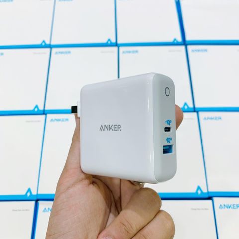 Sạc Anker PowerPort Atom III 60W 2 cổng USB-A & USB-C - Công nghệ GaN, Sạc nhanh cho điện thoại và laptop, Phụ kiện cao cấp