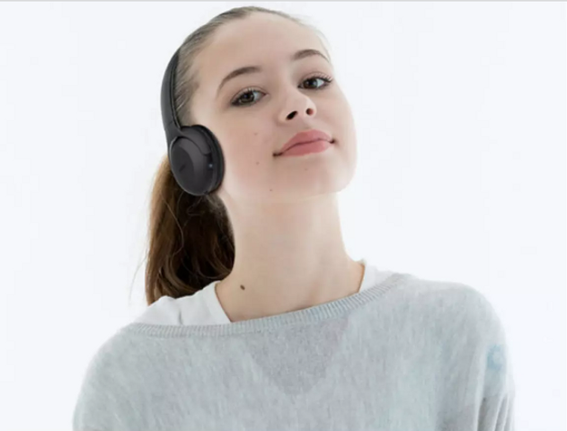 Tai Nghe Bluetooth Chụp Tai Philips TAUH202BK Chống Ồn - Thiết Kế Ôm Đầu, Âm Thanh Trầm Sắc Nét, Thời Gian Sử Dụng 15 Giờ
