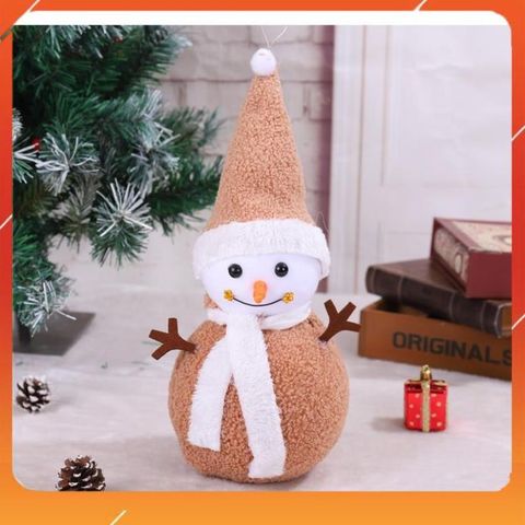 Người Tuyết Trang Trí Giáng Sinh Cao 20cm - Đồ Chơi Tặng Bé, Kiểu Dáng Dễ Thương, Dây Treo Cây Thông