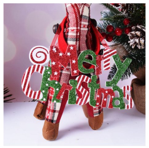 Set Bảng Chữ Merry Christmas và 12 Kẹo Nhí Sắc Màu - Trang Trí Giáng Sinh Độc Đáo Cho Không Gian Sống Vui Tươi