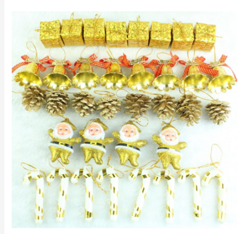 Set 36 Món Phụ Kiện Trang Trí Noel - Bộ Đồ Trang Trí Giáng Sinh Đa Dạng, Tạo Không Gian Ấn Tượng Và Sinh Động