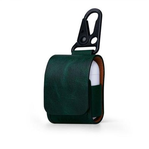 Bao da bảo vệ Apple AirPods 2 có móc - Thiết kế thời trang, khắc theo yêu cầu, da bò cao cấp, bảo vệ và phong cách cho người yêu công nghệ