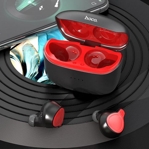 Tai nghe không dây Bluetooth Hoco ES47 TWS - Âm thanh sắc nét, thiết kế nhỏ gọn, kết nối nhanh chóng, màu đen/trắng/xanh, sản phẩm chính hãng.