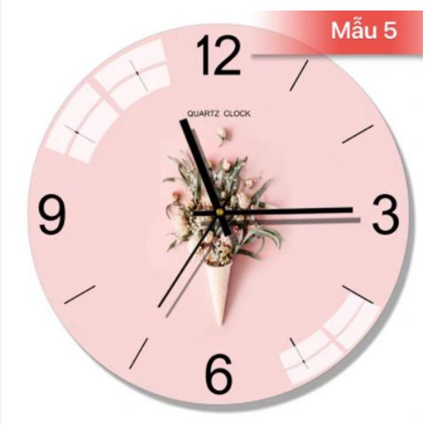 Đồng hồ treo tường Decor mặt tròn hiện đại, nhiều mẫu màu sắc độc đáo - Trang trí nội thất phong cách tối giản, quà tặng ý nghĩa.
