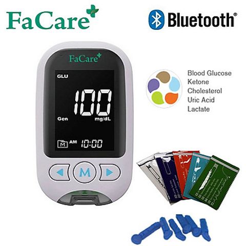 Hộp 10 Que Thử Axit Uric Dành Cho Máy Facare FC-M168 - Kiểm Tra Chỉ Số Sức Khỏe Tiện Lợi Tại Nhà Cho Người Gút