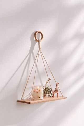 Kệ Treo Tường Gỗ Tự Nhiên Hình Thoi - Trang Trí Nhà Cửa Đơn Giản, Sang Trọng, Dễ Dàng Kết Hợp với Mọi Không Gian