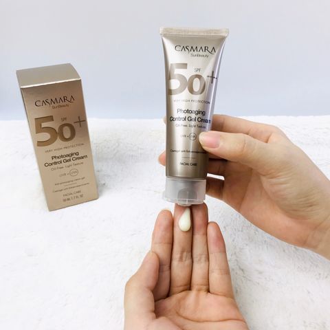 Kem Chống Nắng Casmara Photoaging Control Gel Cream SPF 50+ - Bảo Vệ Da Khỏi Tia UV và Hồng Ngoại, Chống Lão Hóa, Dạng Gel Mát Lạnh, Phù Hợp Mọi Loại Da