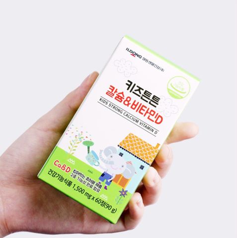 Kẹo Canxi ILDong vị dừa socola - Bổ sung Canxi và Vitamin D cho trẻ 1-6 tuổi, hỗ trợ tăng trưởng chiều cao, 60 viên/ngày