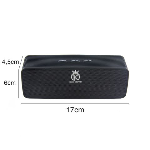 Loa Bluetooth King Crown AJC170 - Thiết Kế Nhỏ Gọn, Âm Thanh Chất Lượng, Kết Nối Đa Dạng Thẻ Nhớ, AUX, USB