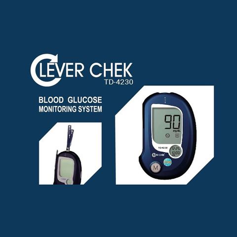 Máy đo đường huyết Clever Chek TD-4230 - Thiết bị chăm sóc sức khỏe tiện lợi, chính xác, đo nhanh chóng chỉ sau 7 giây