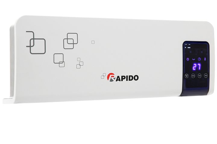 Máy Sưởi Gốm Rapido RCH2000 - Hẹn Giờ Thông Minh, Kiểu Dáng Sang Trọng, Công Suất 1000W-2000W, Lý Tưởng Cho Không Gian 15-20m2