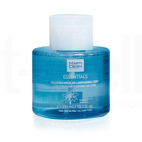 Nước Tẩy Trang 3in1 Martiderm Essentials Micellar Cleansing Solution - Dưỡng Da Nhạy Cảm, An Toàn, Làm Sạch Sâu, Không Cồn, Không Paraben 75ml