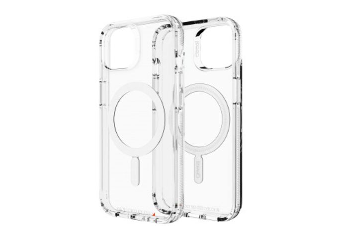 Ốp Lưng Gear4 D3O Crystal Palace Snap Clear 4m cho iPhone - Chất Liệu Cao Cấp, Chống Sốc, Kháng Khuẩn, Hỗ Trợ Sạc Magsafe