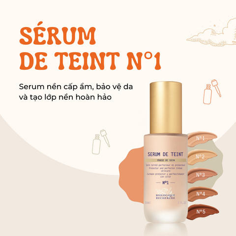Serum De Teint BR N1 - Kem Nền Dạng Serum 3 Trong 1, Cấp Ẩm, Chống Nắng, Đều Màu Da, Không Gây Mụn, 30ml