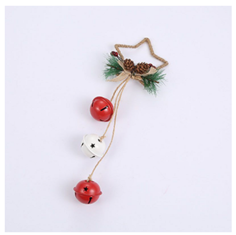 Set 2 Vòng Chuông Lục Lạc Trang Trí Noel Vintage - Thiết Kế Độc Đáo Cho Ngày Lễ Hội Giáng Sinh