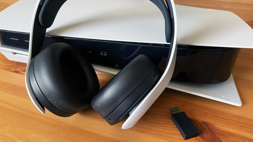 Tai nghe không dây PS5 Sony Pulse 3D - Headset chơi game, âm thanh vòm, micro chống ồn, sạc USB Type-C, tương thích PS4/PC/Mac