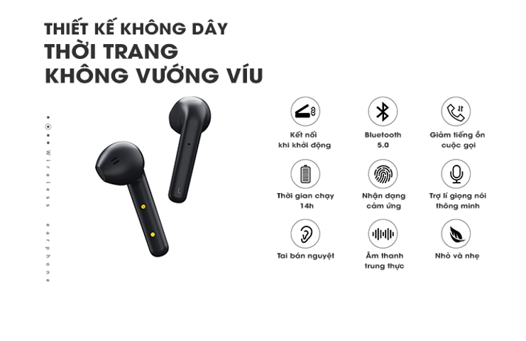 Tai nghe Bluetooth TWS XO AirPlus - Thiết kế hiện đại, Âm thanh chất lượng cao, Phụ kiện thông minh cho giới trẻ