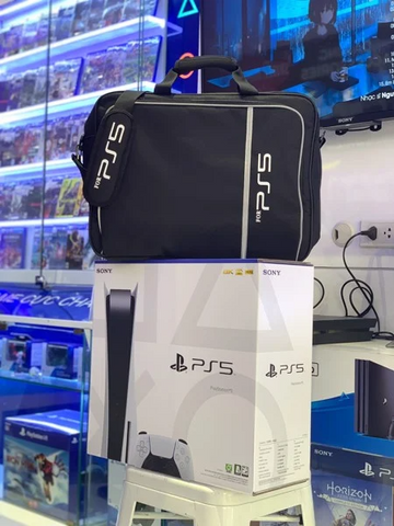 Túi Đựng Chống Sốc Cho Máy Chơi Game PS5 - Phụ Kiện Chất Lượng Cao, Dễ Dàng Di Chuyển, Bảo Vệ Máy PS5 An Toàn