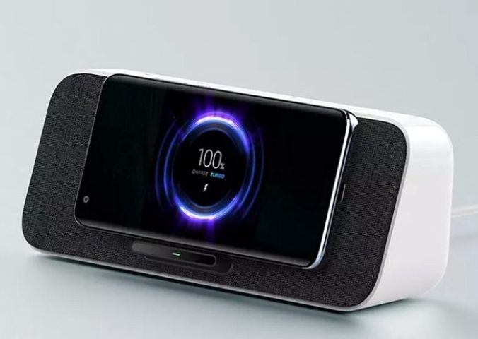 Loa Bluetooth Xiaomi Wireless-Charger có kệ điện thoại - Âm thanh sống động, kết nối Bluetooth 5.0, thiết kế sang trọng, tiện lợi.