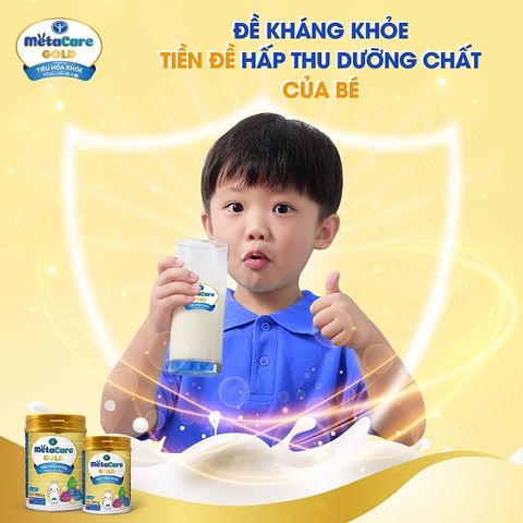 Sữa Nutricare MetaCare Gold 1 cho trẻ 1-2 tuổi - Dinh dưỡng tối ưu phát triển chiều cao và cân nặng cho bé trong giai đoạn đầu đời