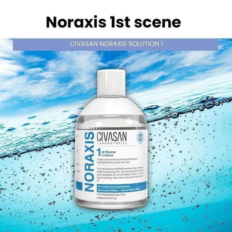 Tẩy trang Civasan Noraxis 1st Scene Limpieza 300ml - Sản phẩm tẩy trang cho da nhạy cảm, cung cấp độ ẩm và làm sạch tối ưu.